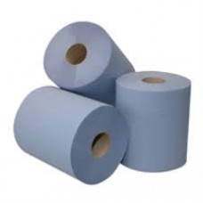 Poetsrol Midi 1 laags Blauw 20 cm x 300 meter 6 rollen