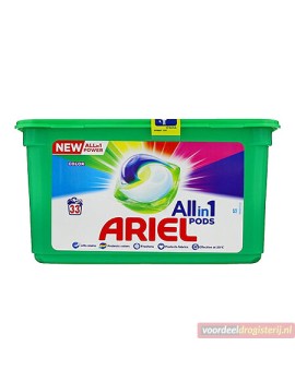 Ariel All In 1 Color Pods - 33 Wasbeurten